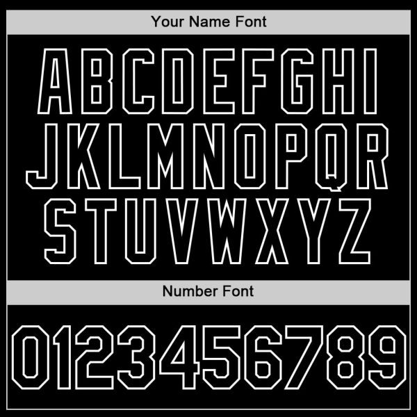 Custom White Black 3D Pattern Design Gradient Style Twinkle Star Authentic Baseball Jersey - Image 5