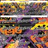 Custom Black Bay Orange-White 3D Halloween Performance T-Shirt - Image 3