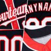Custom Olive Red-Black 3 Colors Arm Shapes Authentic Salute To Service Baseball Jersey - Image 2