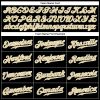 Custom Black Vegas Gold-White Authentic Baseball Jersey - Image 4