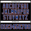 Custom Black Royal-Orange Authentic Baseball Jersey - Image 5