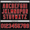 Custom Black Red-White Bomber Full-Snap Varsity Letterman Jacket - Image 5