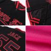 Custom Pink Aqua-White Bomber Full-Snap Varsity Letterman Jacket - Image 2