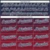Custom Navy Crimson-White Gradient Square Shape 3D Pattern Design Bomber Full-Snap Varsity Letterman Hoodie Jacket - Image 4