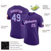 Custom Purple Light Blue-Pink Performance T-Shirt - Image 2