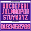 Custom Purple Pink-White Mesh Authentic Throwback Baseball Jersey - Image 5