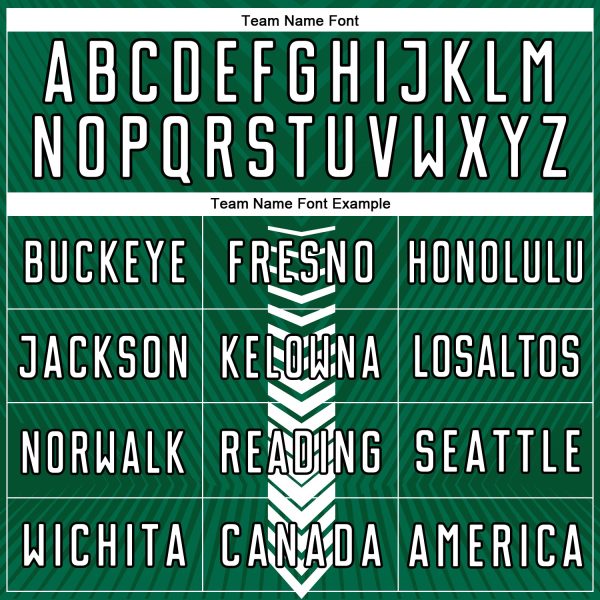 Custom Kelly Green White-Black Arrow Shapes Sublimation Soccer Uniform Jersey - Image 5