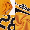 Custom Gold Royal-White Authentic American Flag Fashion Baseball Jersey - Image 6