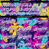 Custom Graffiti Pattern White-Purple 3D Authentic Baseball Jersey - Image 4